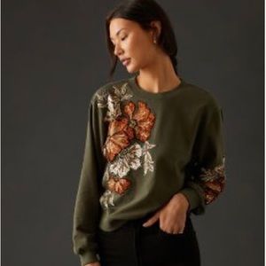 Appliqué Sweatshirt by Anthropologie